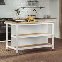 Click to view product details and reviews for White Open Kitchen Island Breakfast Bar. Click to view product details and reviews for White Open Kitchen Island Breakfast Bar.