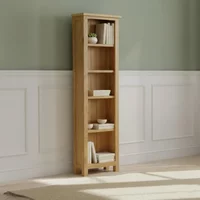 Click to view product details and reviews for Salisbury Lite Narrow Bookcase Oak. Click to view product details and reviews for Salisbury Lite Narrow Bookcase Oak.