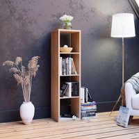 View Mauro shelving unit - 4 open - sonoma oak View Mauro shelving unit - 4 open - sonoma oak