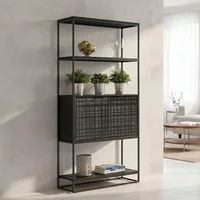 Click to view product details and reviews for Fusion Mango Wood Bookcase Black Geometric. Click to view product details and reviews for Fusion Mango Wood Bookcase Black Geometric.