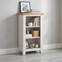 View Melbourne bookcase - small - white and wood View Melbourne bookcase - small - white and wood