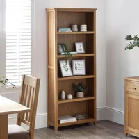 Click to view product details and reviews for Mallory Tall Bookcase Oak. Click to view product details and reviews for Mallory Tall Bookcase Oak.