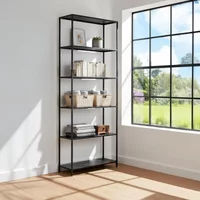 Click to view product details and reviews for Newcastle Shelving Unit Open Tall Black. Click to view product details and reviews for Newcastle Shelving Unit Open Tall Black.