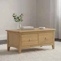 View Kilkenny coffee table - 2 drawer - oak View Kilkenny coffee table - 2 drawer - oak