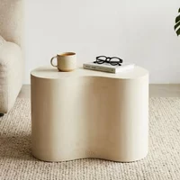 View Brix organic coffee table - abstract - small - sandy - concrete View Brix organic coffee table - abstract - small - sandy - concrete