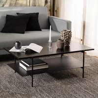 Click to view product details and reviews for Angus Coffee Table Black Melamine. Click to view product details and reviews for Angus Coffee Table Black Melamine.