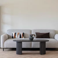 Click to view product details and reviews for Boavista Coffee Table Oval Fluted Dark Wood. Click to view product details and reviews for Boavista Coffee Table Oval Fluted Dark Wood.