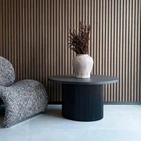 Click to view product details and reviews for Boavista Coffee Table Round Fluted Dark Wood. Click to view product details and reviews for Boavista Coffee Table Round Fluted Dark Wood.