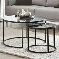 Click to view product details and reviews for Chicago Nest Of Coffee Tables Round Smoked Glass. Click to view product details and reviews for Chicago Nest Of Coffee Tables Round Smoked Glass.