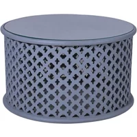 Click to view product details and reviews for Clearance Jaipur Coffee Table Round Grey Mango Wood Lattice. Click to view product details and reviews for Clearance Jaipur Coffee Table Round Grey Mango Wood Lattice.