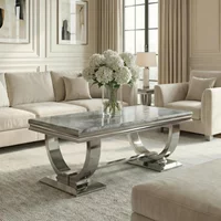 Click to view product details and reviews for Glacier Coffee Table Grey Marble Chrome. Click to view product details and reviews for Glacier Coffee Table Grey Marble Chrome.