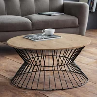 View Jersey coffee table 79cm - round - oak View Jersey coffee table 79cm - round - oak