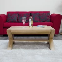 Click to view product details and reviews for Trend Coffee Table Medium With X Legs Oak. Click to view product details and reviews for Trend Coffee Table Medium With X Legs Oak.