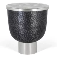 View Palermo grey - round small storage coffee table View Palermo grey - round small storage coffee table