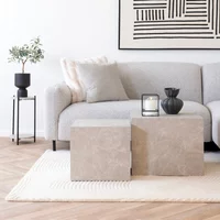 Click to view product details and reviews for Prague Coffee Table Set Of 2 Beige Marble Effect. Click to view product details and reviews for Prague Coffee Table Set Of 2 Beige Marble Effect.