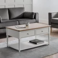View Provence coffee table - 2 drawer - grey View Provence coffee table - 2 drawer - grey