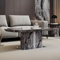 View Saronno coffee table - grey marble View Saronno coffee table - grey marble