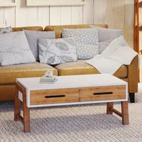 Click to view product details and reviews for Trinity Reclaimed Wood White Coffee Table 2 Drawer. Click to view product details and reviews for Trinity Reclaimed Wood White Coffee Table 2 Drawer.