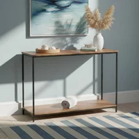 Click to view product details and reviews for Fowey Console Table Brown Mango Wood. Click to view product details and reviews for Fowey Console Table Brown Mango Wood.