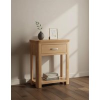 View Treviso console table - 1 drawer - oak View Treviso console table - 1 drawer - oak