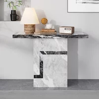 View Venice console table - armani grey marble View Venice console table - armani grey marble