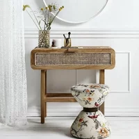 Click to view product details and reviews for Merge Console Table Glass Top Teak Wood Rattan. Click to view product details and reviews for Merge Console Table Glass Top Teak Wood Rattan.