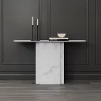 View Antonio console table - white marble View Antonio console table - white marble