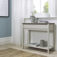 Click to view product details and reviews for Bergen Grey Washed Oak Soft Grey Console Table Drawer. Click to view product details and reviews for Bergen Grey Washed Oak Soft Grey Console Table Drawer.
