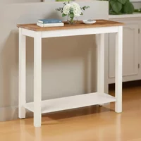 Click to view product details and reviews for Coxmoor Console Table With Shelf Ivory. Click to view product details and reviews for Coxmoor Console Table With Shelf Ivory.