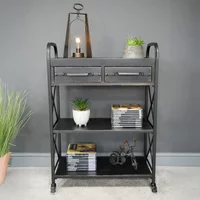 Click to view product details and reviews for Hall Table 2 Drawer Black Distressed Metal Wood. Click to view product details and reviews for Hall Table 2 Drawer Black Distressed Metal Wood.