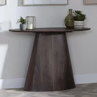 View Palma console table - oval - walnut View Palma console table - oval - walnut