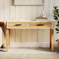 Click to view product details and reviews for Trinity Reclaimed Wood White Console Table 2 Drawer. Click to view product details and reviews for Trinity Reclaimed Wood White Console Table 2 Drawer.