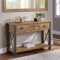 Click to view product details and reviews for Urban Elegance Reclaimed Wood Console Table 4 Drawer. Click to view product details and reviews for Urban Elegance Reclaimed Wood Console Table 4 Drawer.