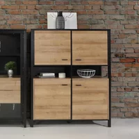Click to view product details and reviews for High Rock Cabinet 4 Door Oak. Click to view product details and reviews for High Rock Cabinet 4 Door Oak.