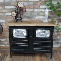 Click to view product details and reviews for Truck Cabinet 2 Door Black Metal And Wood. Click to view product details and reviews for Truck Cabinet 2 Door Black Metal And Wood.