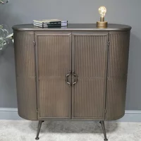 Click to view product details and reviews for Small Cabinet 2 Door Curved Industrial Metal. Click to view product details and reviews for Small Cabinet 2 Door Curved Industrial Metal.