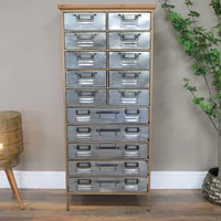 Click to view product details and reviews for Storage Unit Metal Multi Drawer Apothecary Large. Click to view product details and reviews for Storage Unit Metal Multi Drawer Apothecary Large.