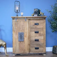 Click to view product details and reviews for Storage Unit Rustic Mango Wood 1 Door 4 Drawer Industrial. Click to view product details and reviews for Storage Unit Rustic Mango Wood 1 Door 4 Drawer Industrial.