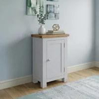 Click to view product details and reviews for Lundy Small Hall Cabinet 1 Door Grey Painted. Click to view product details and reviews for Lundy Small Hall Cabinet 1 Door Grey Painted.