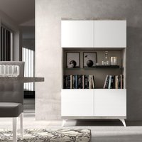 View Modern treviso vitrine - 2 door - white View Modern treviso vitrine - 2 door - white