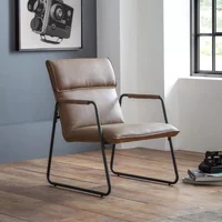 Click to view product details and reviews for Gramercy Accent Chair Brown Leather. Click to view product details and reviews for Gramercy Accent Chair Brown Leather.