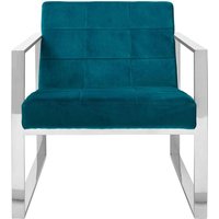 View Vogue cocktail armchair - teal velvet fabric View Vogue cocktail armchair - teal velvet fabric