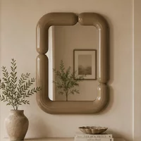 View Aubry wall mirror - gold - metal - 80cm x 100cm View Aubry wall mirror - gold - metal - 80cm x 100cm
