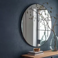 View Cherington round wall mirror 100cm black View Cherington round wall mirror 100cm black