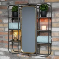 Click to view product details and reviews for Wall Unit Black Metal With Mirror. Click to view product details and reviews for Wall Unit Black Metal With Mirror.