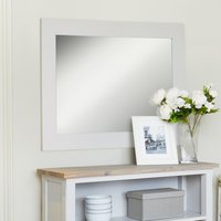View Signature grey painted wall mirror - rectangular - 81cm x 111cm View Signature grey painted wall mirror - rectangular - 81cm x 111cm