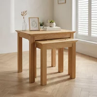 Click to view product details and reviews for Arlington Nest Of Tables Set Of 2 Oak. Click to view product details and reviews for Arlington Nest Of Tables Set Of 2 Oak.