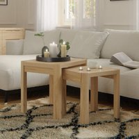View Stockholm nest of tables - oak View Stockholm nest of tables - oak