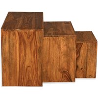 Click to view product details and reviews for Cuban Nest Of Tables Set Of 3 Sheesham Wood. Click to view product details and reviews for Cuban Nest Of Tables Set Of 3 Sheesham Wood.