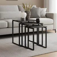 Click to view product details and reviews for Katrine Nest Of Tables Black Ceramic Set Of 3. Click to view product details and reviews for Katrine Nest Of Tables Black Ceramic Set Of 3.